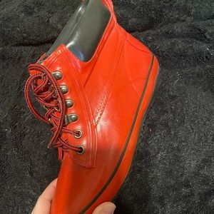Vintage bass red boots size 8 women’s